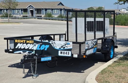 Moovalot 6x12 Open Utility Trailer — Texas Rental